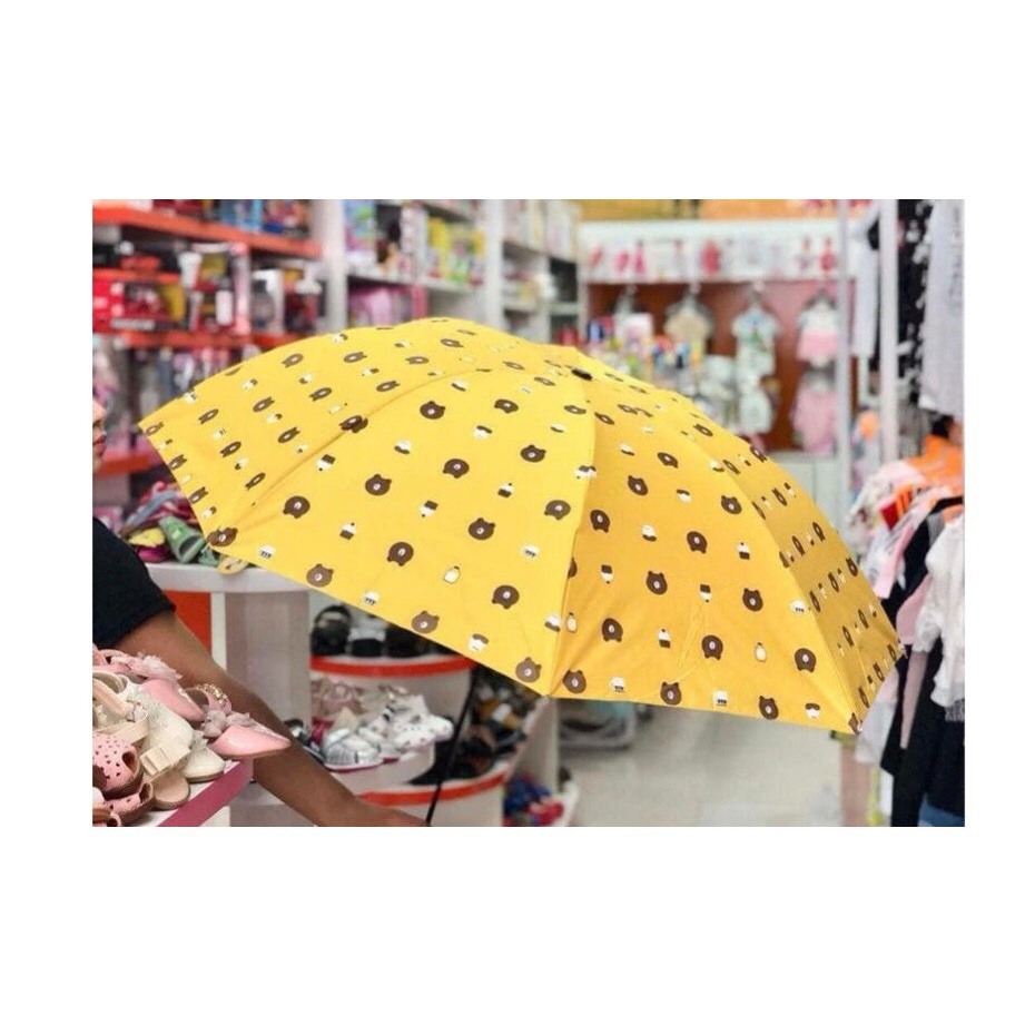 Ô Dù Đi Mưa, Đi Nắng Gấp Gọn Hình Gấu Dễ Thương,Nhỏ Gọn Tiện Cho Người Dùng