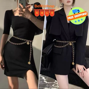 5 Mẫu Thắt Lưng Xích Phối Da 🎈FREESHIP🎈Cao Cấp Mới Nhất Hàn Quốc
