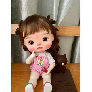 Set yếm hồng chấm bi hình ngẫu nhiên size dian mập,cừu bé(size khác vui lòng ib shop)