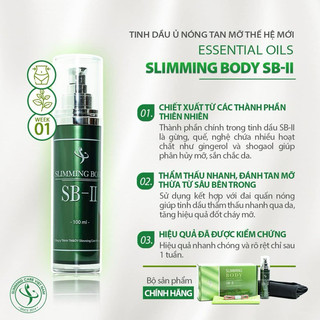 ( Mẫu mới nhất ) Tinh dầu Slimming Care Body Oil 100ml