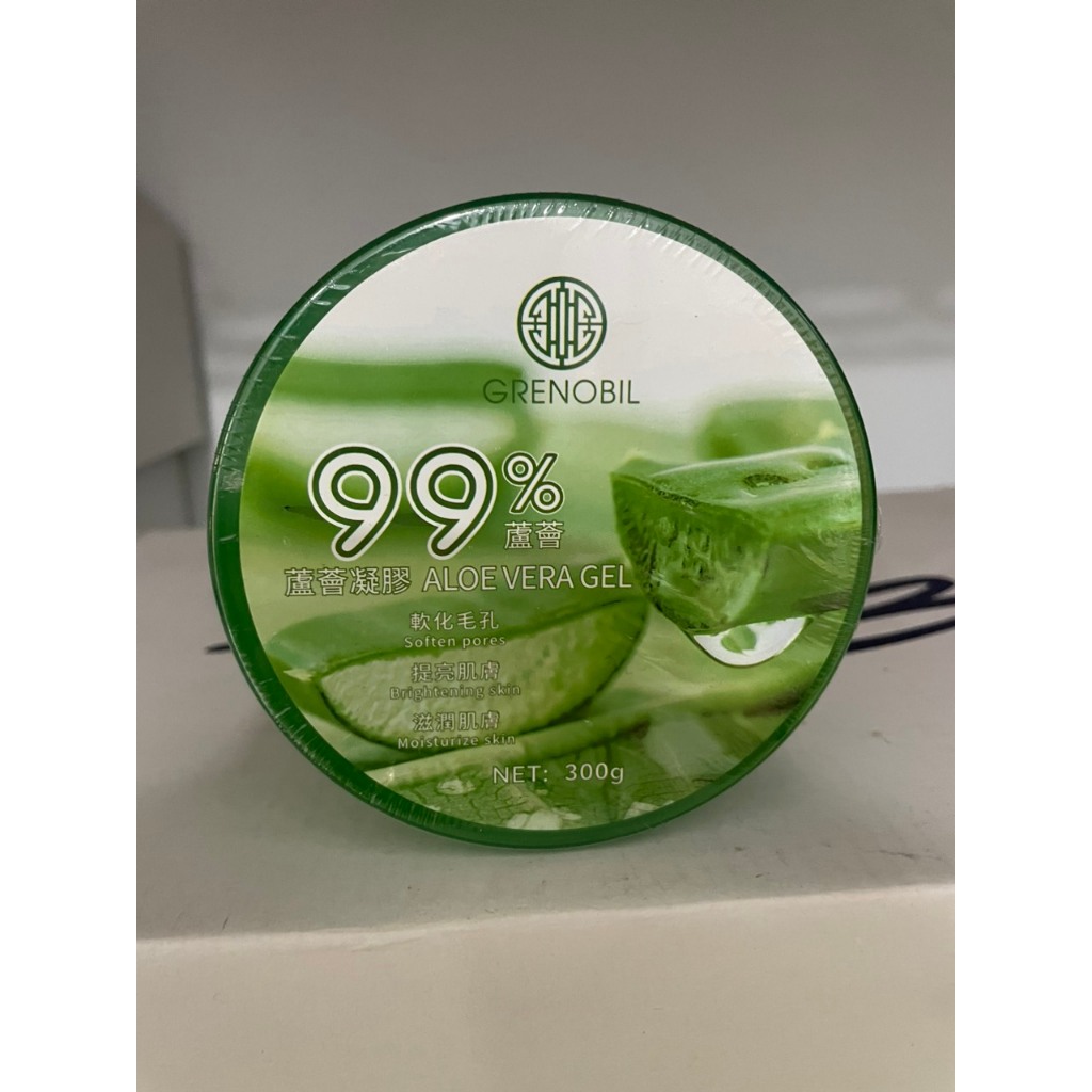 Gel Nha Đam Dưỡng Ẩm & Làm Mềm Da Grenobil- Gel Lô Hội 99% Aloe Vera Gel 300g (Hũ)