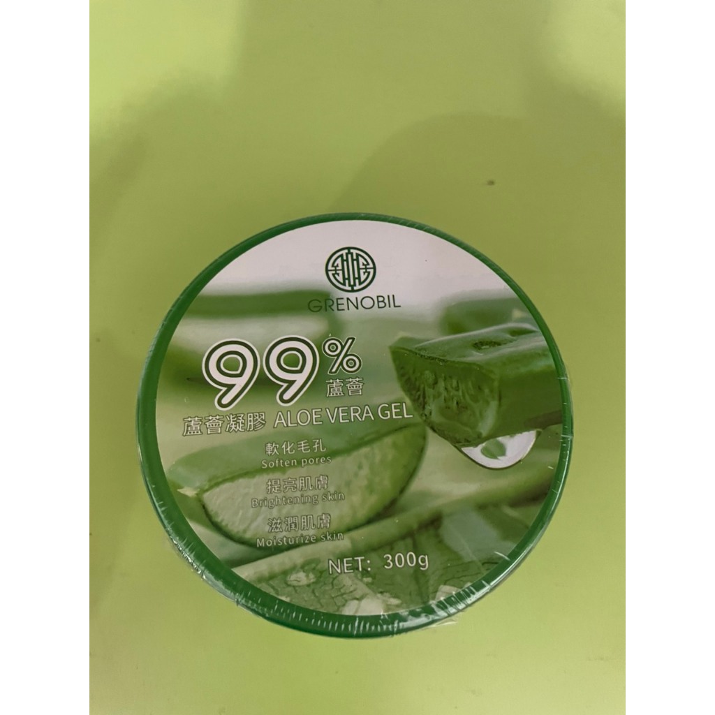 Gel Nha Đam Dưỡng Ẩm & Làm Mềm Da Grenobil- Gel Lô Hội 99% Aloe Vera Gel 300g (Hũ)