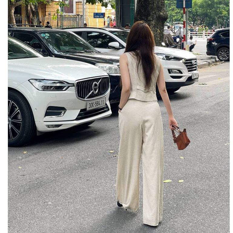 Ảnh De Leah - Áo Gile & Quần Suông Ống Rộng - Thời Trang Thiết Kế 2