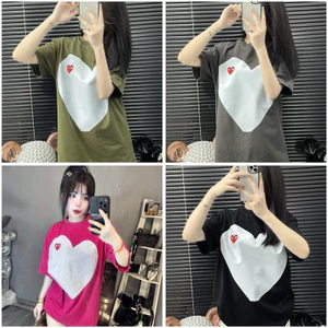 Áo thun chất COTTON KHÔ 3158 form rộng tay lỡ - Tim Ctk
