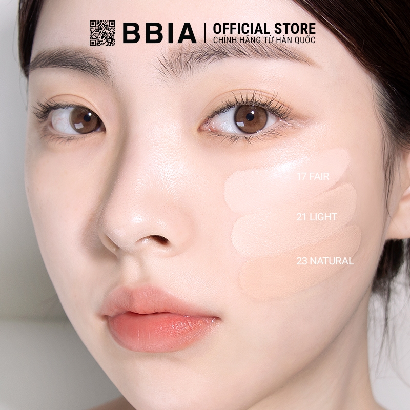 Cushion dưỡng ẩm căng bóng, bền màu BBIA Eau Glow Cushion Eau Edition 15g