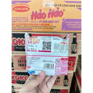 Mì tôm Hảo Hảo siêu ngon chua cay đậm vị