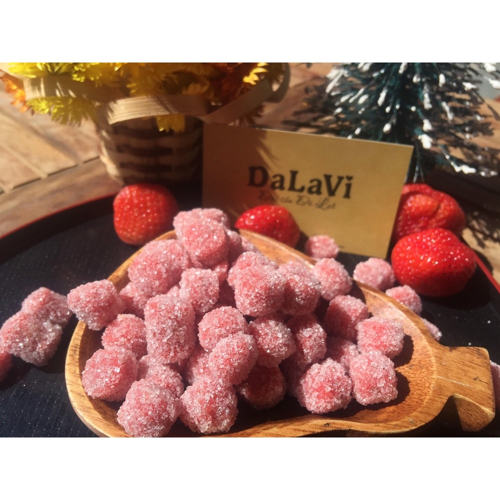 1kg Kẹo dâu tây Đà Lạt ngọt ngọt