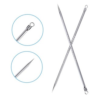 COMBO 10 Cây Nặn Mụn Cao Cấp, Que Nặn Mụn 2 Đầu Bằng Inox Không Gỉ Dùng Trong Spa Tiện Dụng 88830