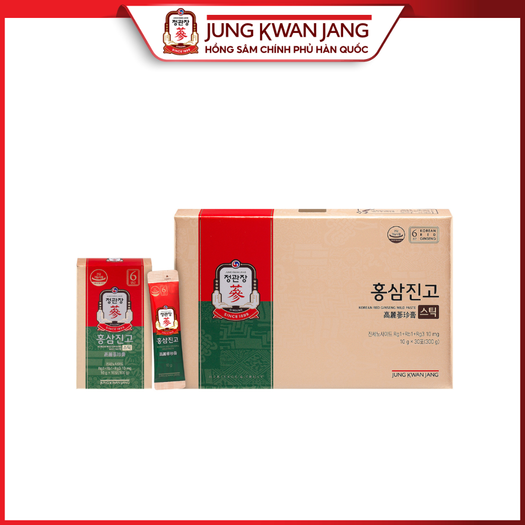 Ảnh Hồng Sâm Mật Ong Pha Sẵn KGC Jung Kwan Jang Honey Paste (10g x 30 gói) 1