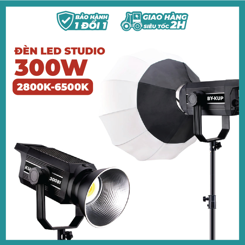 ĐÈN QUAY CHỤP LED STUDIO CÔNG SUẤT THẬT 300W | Shopee Việt Nam