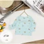 Áo DÀI TAY chất thun lạnh NHIỀU MÀU họa tiết thú đáng yêu, có cúc cài vai cho bé từ 4-14kg