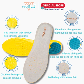 Rubber Cushioned Sneakers MINSU M2303 EVA