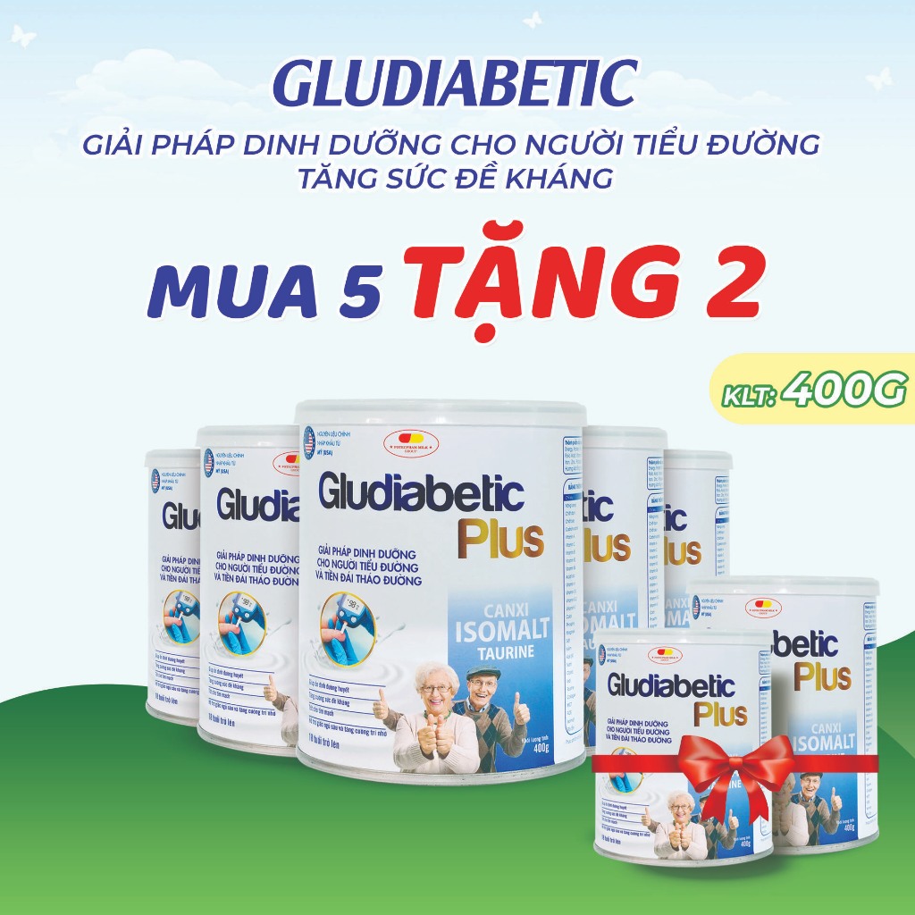 Ảnh Sữa Bột Cho Người Tiểu Đường Gludiabetic giúp ổn định đường huyết Chính Hãng Japa kids 1