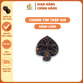 Charm Trầm Hương Sánh Chìm Tự Nhiên Xỏ Vòng Tay Phong Thủy - Mộc Trầm Hương MTH