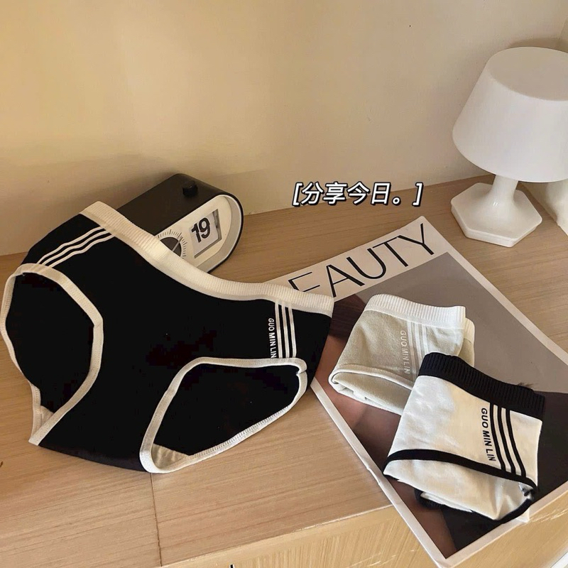 QUẦN LÓT NỮ COTTON 3 VIỀN KẺ MẪU MỚI 685