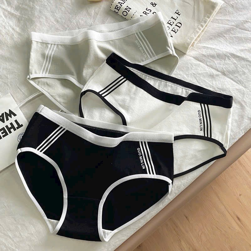 Combo 10 quần lót 3 màu viền kẻ 685