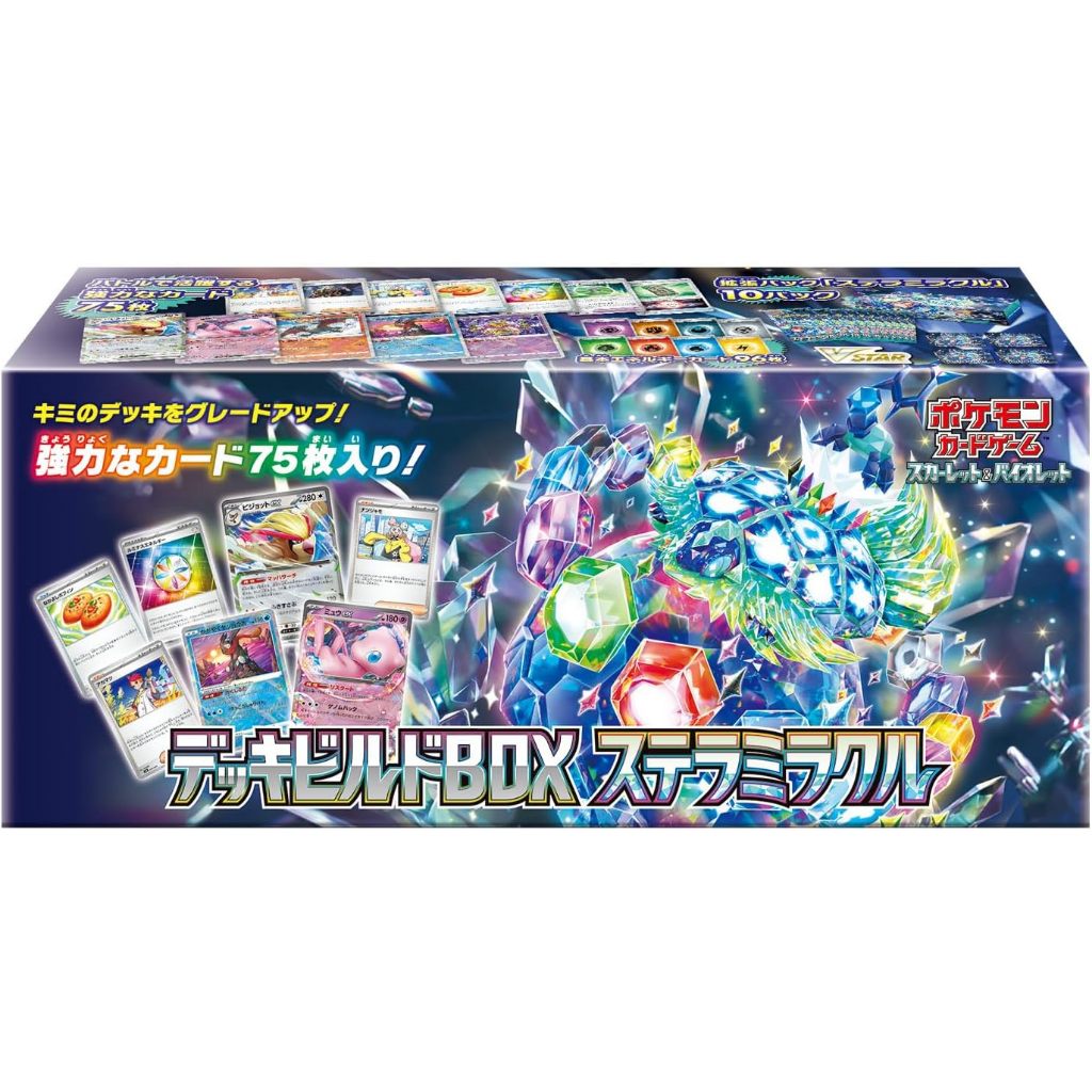 Trò chơi bài Pokemon Scarlet &amp; Violet Deck Build Box Stella Miracle ...