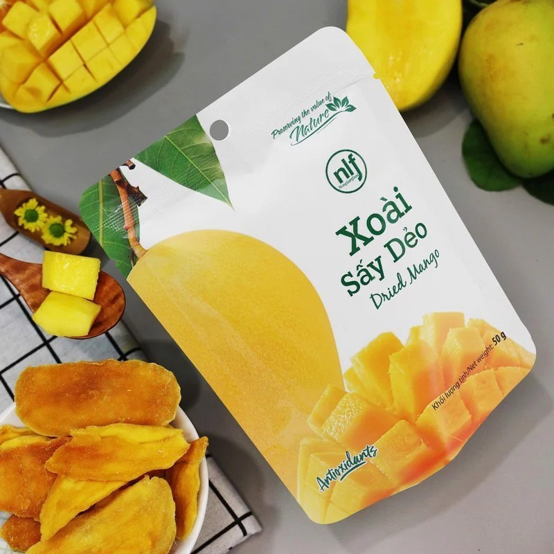[Mua 10 tặng 2] Combo 10 Túi Xoài sấy dẻo Nông Lâm Food 50g