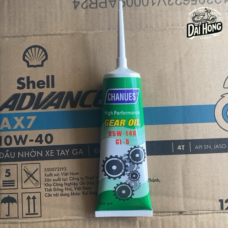 NHỚT LÁP TAY GA CÁC LOẠI SHELL, MOTUL, CASTROL, HAVOLINE 80W90 120ML ...