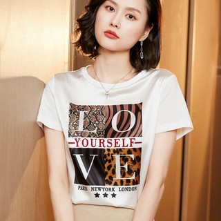 (THANH LÝ) Áo Thun Cotton In Hình Lụa Satin Thời Trang Cá Tính SM86