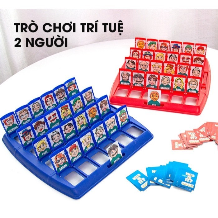 WHO IS IT -  Bộ Đồ Chơi Board Game Tôi Là Ai Nhiều Người Dành Cho Trẻ Em Và Người Lớn Thú Vị Cho Bé Và Gia Đình