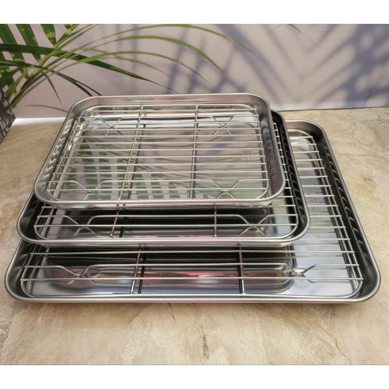 Khay Trà INOX 304 , Khay Mâm Nướng Thịt INOX 304 Cao Cấp | Shopee Việt Nam