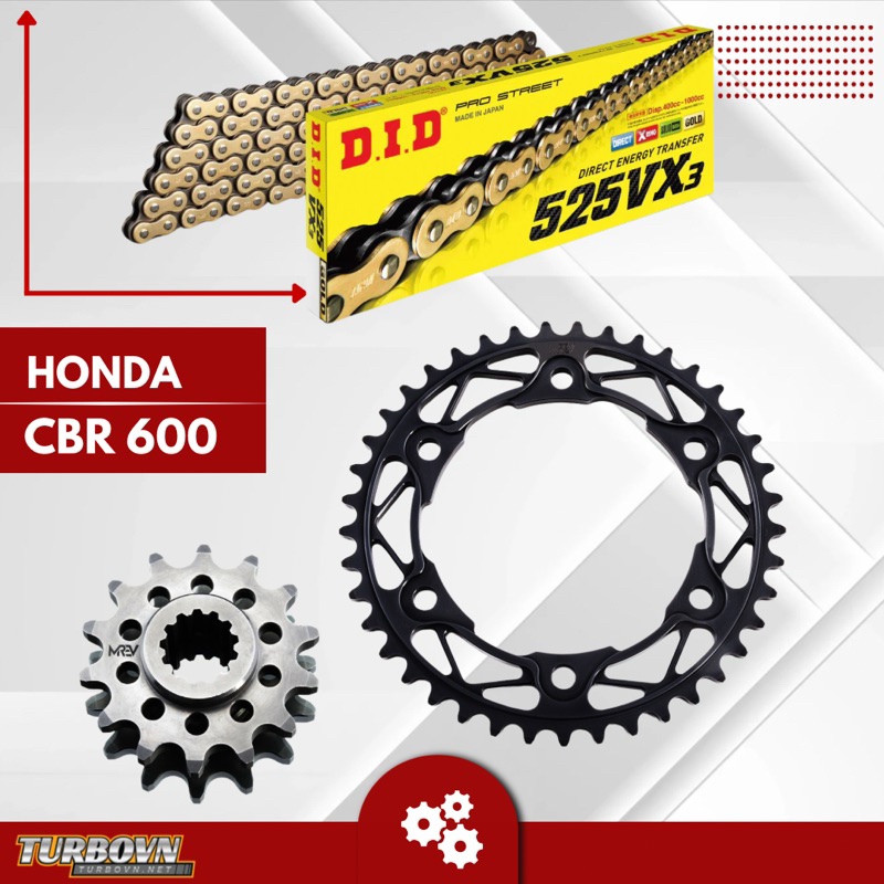 Nhông Sên Dĩa MREV cho xe Honda CBR600RR (2003-2016) | Shopee Việt Nam