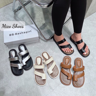 Dép Nữ Xỏ Ngón Siêu Êm Cao Cấp QC Fullbox Chuẩn Hãng Bashagirl / Mieo Shoes D2719 D2720 D2721 D2722