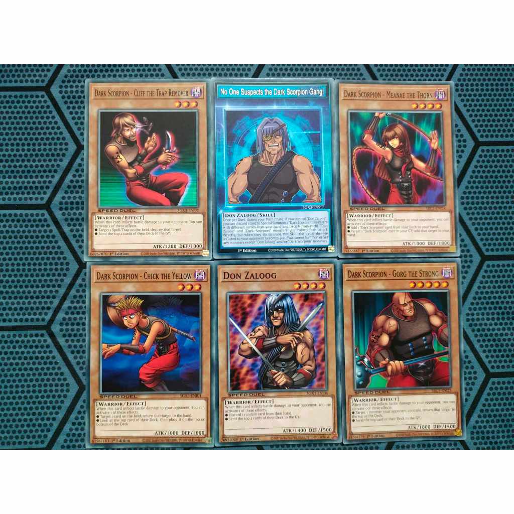 Yu-Gi-Oh Don Zaloog SGX1 1st Edition – Set 3 Carte Segrete Rare – Quasi MINT