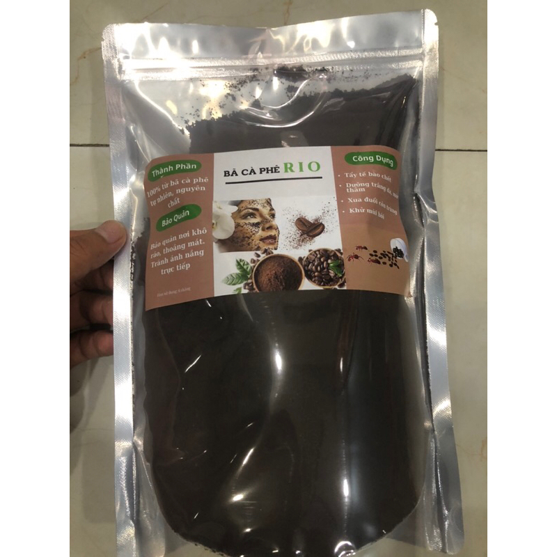 Bã cafe nguyên chất tẩy tbc, có Giấy Kiểm Định, tặng 20% khối lượng