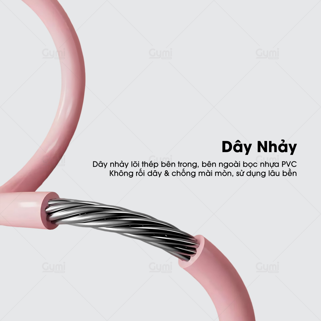 Dây Nhảy Đếm Số Cải Tiến Không Dây Tập Gym, Thể Dục, Thể Thao, Calo Kèm Bóng To - Pin - Tạ - DN06