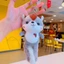 Móc khóa, gấu bông cute hình sóc, stick, vịt mũ rơm