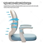 Ghế Học Sinh Chống Gù HTDkids NTL10 Nâng Hạ Chiều Cao Khóa Bánh Trọng Lực - Ghế Ngồi Học Cho Bé — ảnh 6