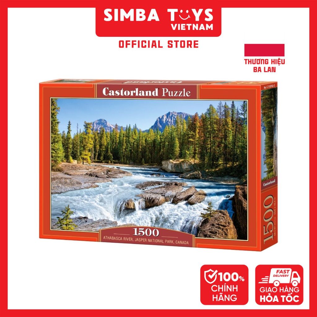 Athabasca Falls in Jasper NP jigsaw puzzle in Waterfalls puzzles on