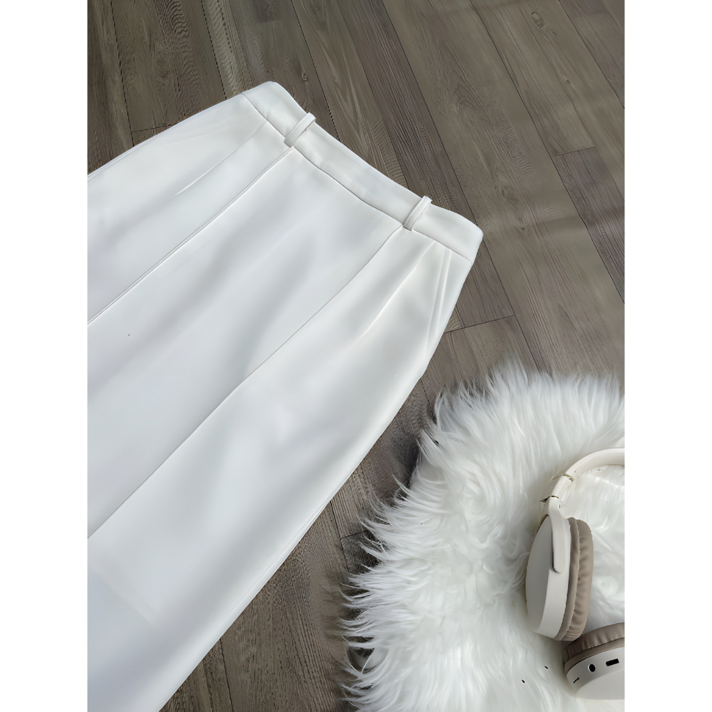 Chân Váy A Suông Dài 80cm Họa Tiết Gân Nổi Tạo Điểm Nhấn-Chất Liệu Vitex Lót Lụa-SHOPNGOCTRANG19-167