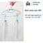 Combo10 Móc Treo Quần Áo Trẻ Em, Móc Phơi Đồ Trẻ Sơ Sinh Thiết Kế Hình Nơ Dễ Thương, Chất Liệu Nhựa An Toàn