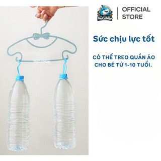 [Quà Tặng] Combo10 Móc Treo Quần Áo Trẻ Em, Móc Phơi Đồ Trẻ Sơ Sinh Thiết Kế Hình Nơ Dễ Thương, Chất Liệu Nhựa An Toàn