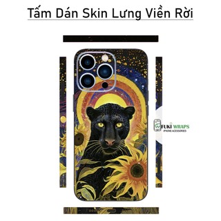 Tấm dán Skin Mặt Sau Mẫu Báo MS01 FULL VIỀN 15promax , 14promax , 13promax , 12promax , 11promax  - FukiShop
