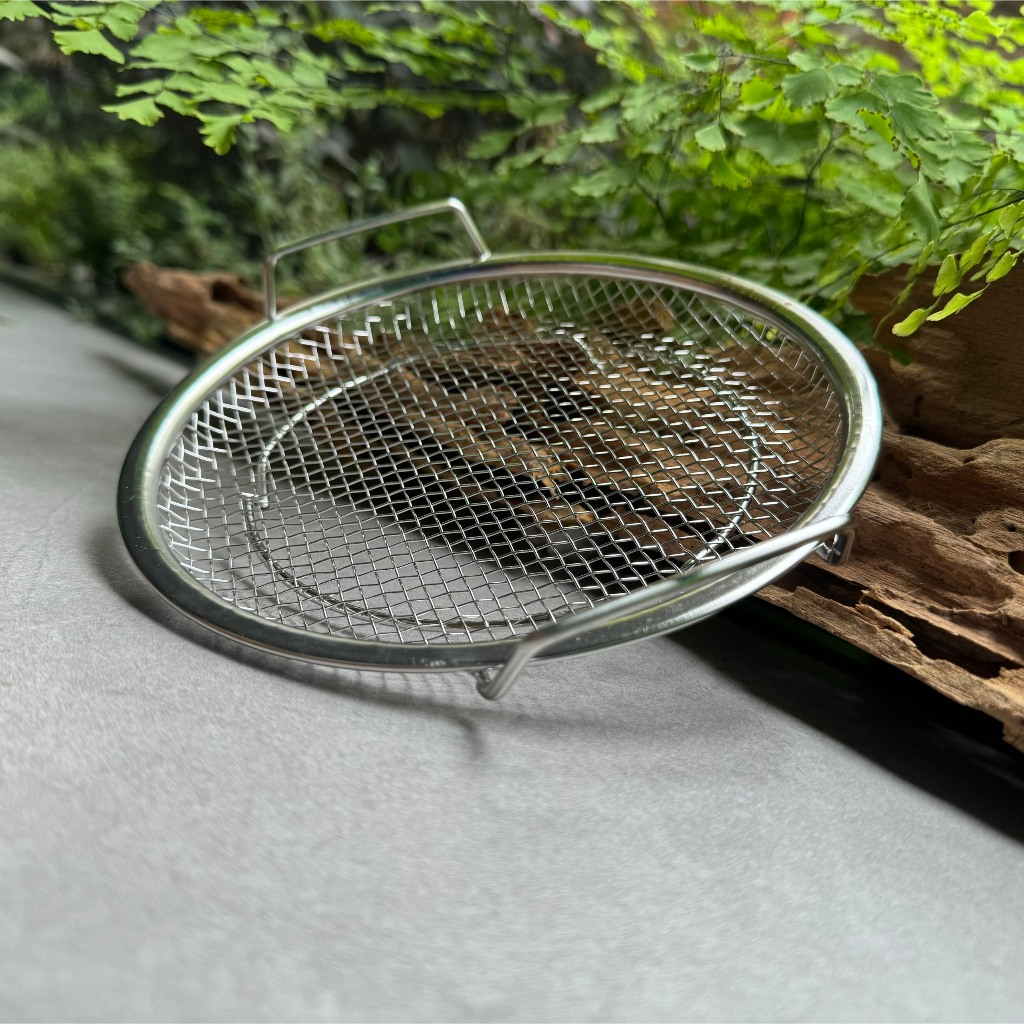 Lưới Ráo Dầu KINSGEM by Chockmen Inox Dày Dặn Khay Lưới Ráo Nước Rau Củ Quả Khay Nồi Chiên Không Dầu