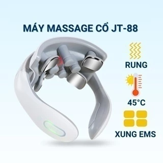 Máy massage cổ vai gáy JT88, mát xa xung điện EMS, đai massage cổ vai gáy giảm đau nhức chuyên sâu