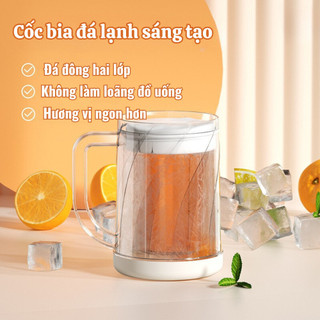 Cốc bia đá lạnh sáng tạo - giữ nhiệt siêu lâu, không tan đá