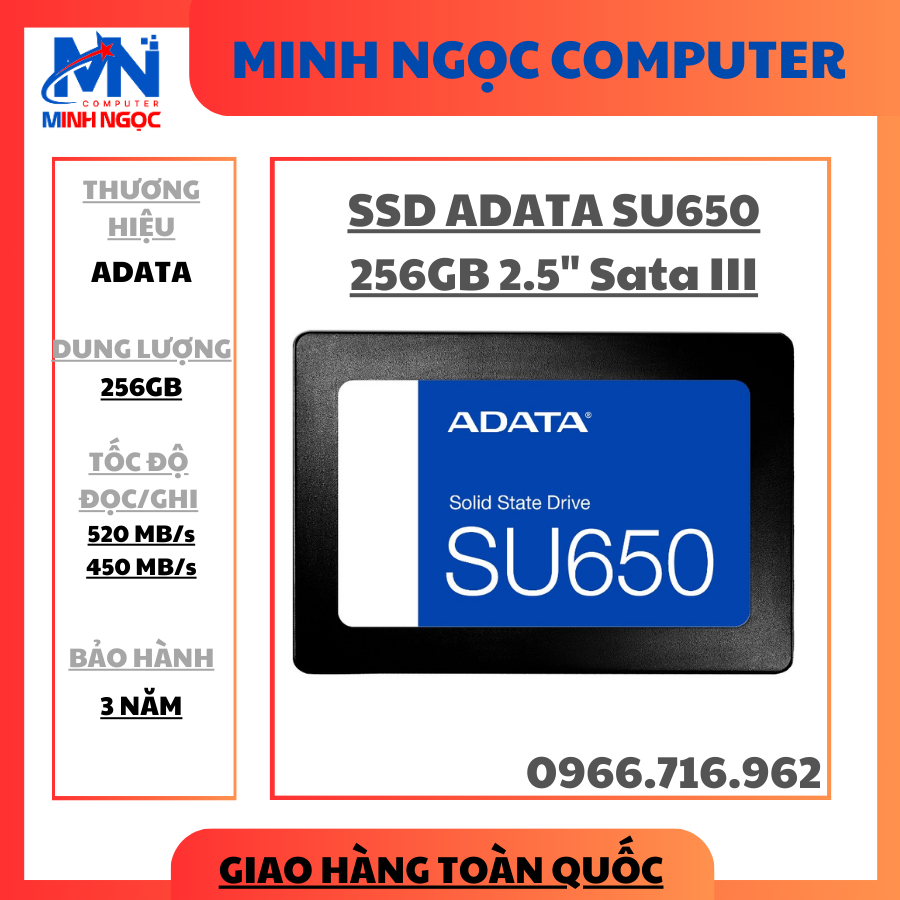 Ổ Cứng Ssd Adata Su650 256gb 25 Sata Iii Shopee Việt Nam 5633