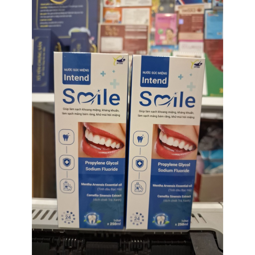 Nước Súc Miệng SMILE - Nước Súc Miệng Giúp Giảm Ê Buốt Răng, Làm Sạch Mảng Bám, Mùi Hôi, Viêm Lợi, Nha Chu.