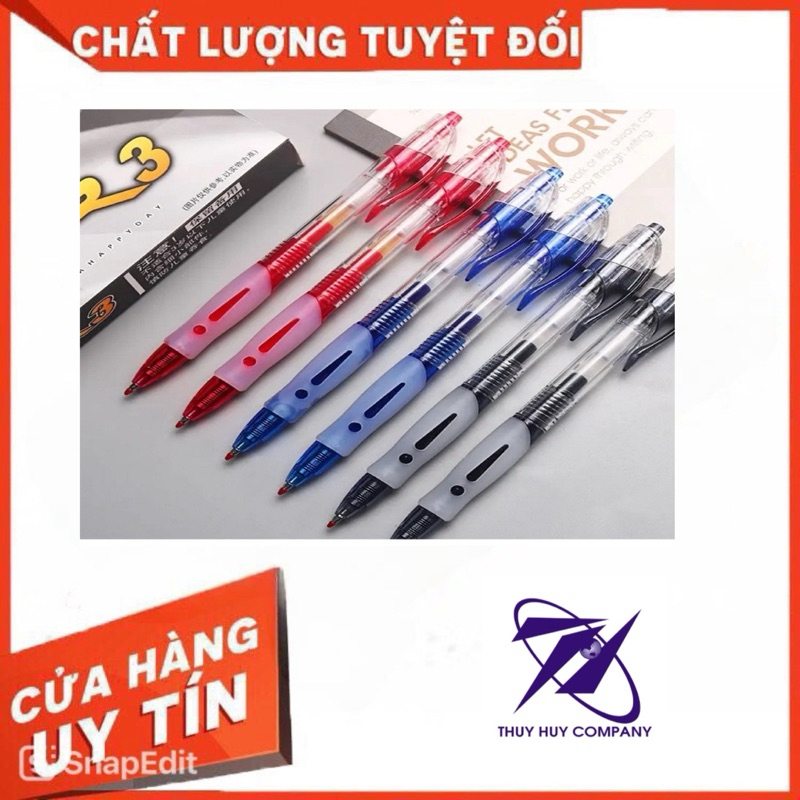 [BUÔN] BÚT GEL MG GP-1163, BÚT BÉO MG 23, HỘP 12 CÁI - VPP QUỐC HUY