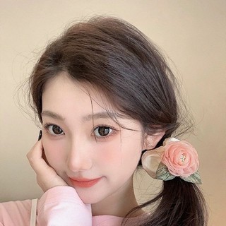 Dây Cột Tóc Scrunchies Vải Voan/Lụa Hoa Tiểu Thư Nhẹ Nhàng K329