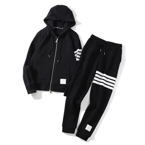 Bộ Nỉ Dài Tay Thể Thao 🦋 Set Đồ Gồm Áo Hoodie Có Nón Và Quần Jogger Unisex Nam Nữ Dáng Dài 3 Màu L1