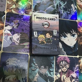 Card Anime One Piece Kimetsu No Yaiba Haikyuu Conan Lomo Hologram Bo Góc 50-55 Tấm QT68
