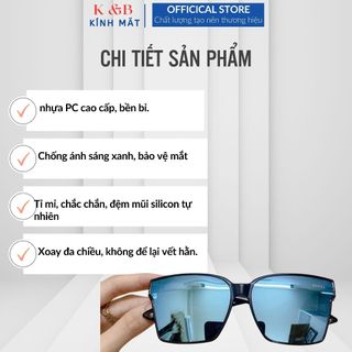 Kính Thời Trang Dòng Unisex Mắt Phẳng Vuông Trẻ Trung Cá Tính Thích Hợp Cho Nam Nữ -M42- SALE 49%
