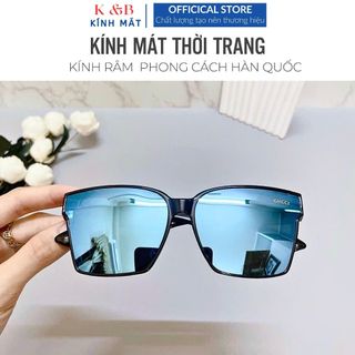 Kính Thời Trang Dòng Unisex Mắt Phẳng Vuông Trẻ Trung Cá Tính Thích Hợp Cho Nam Nữ -M42- SALE 49%