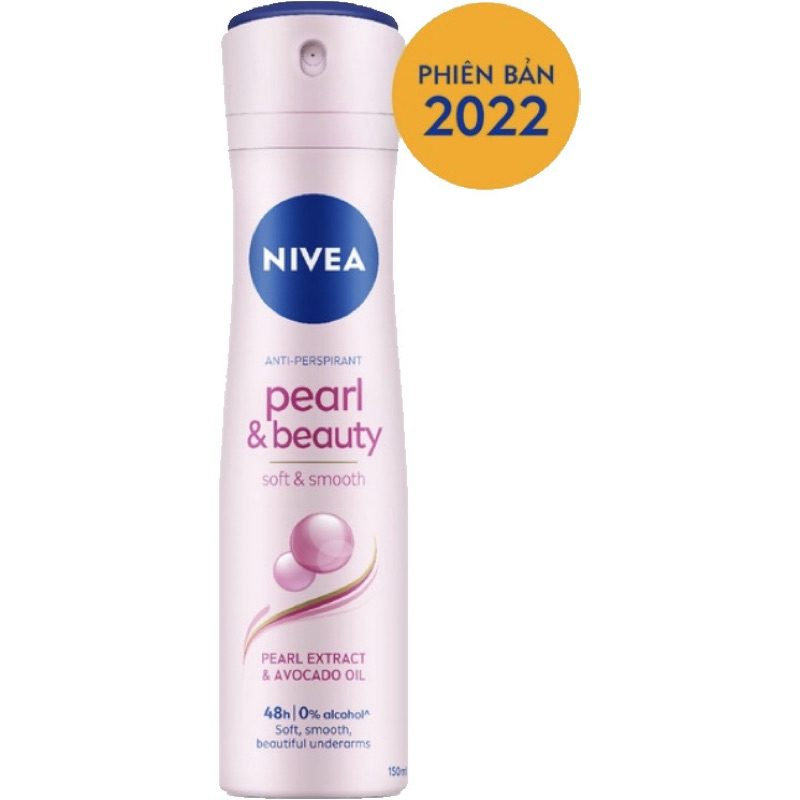 Xịt Ngăn Mùi NIVEA NGỌC TRAI SÁNG DA 150ML